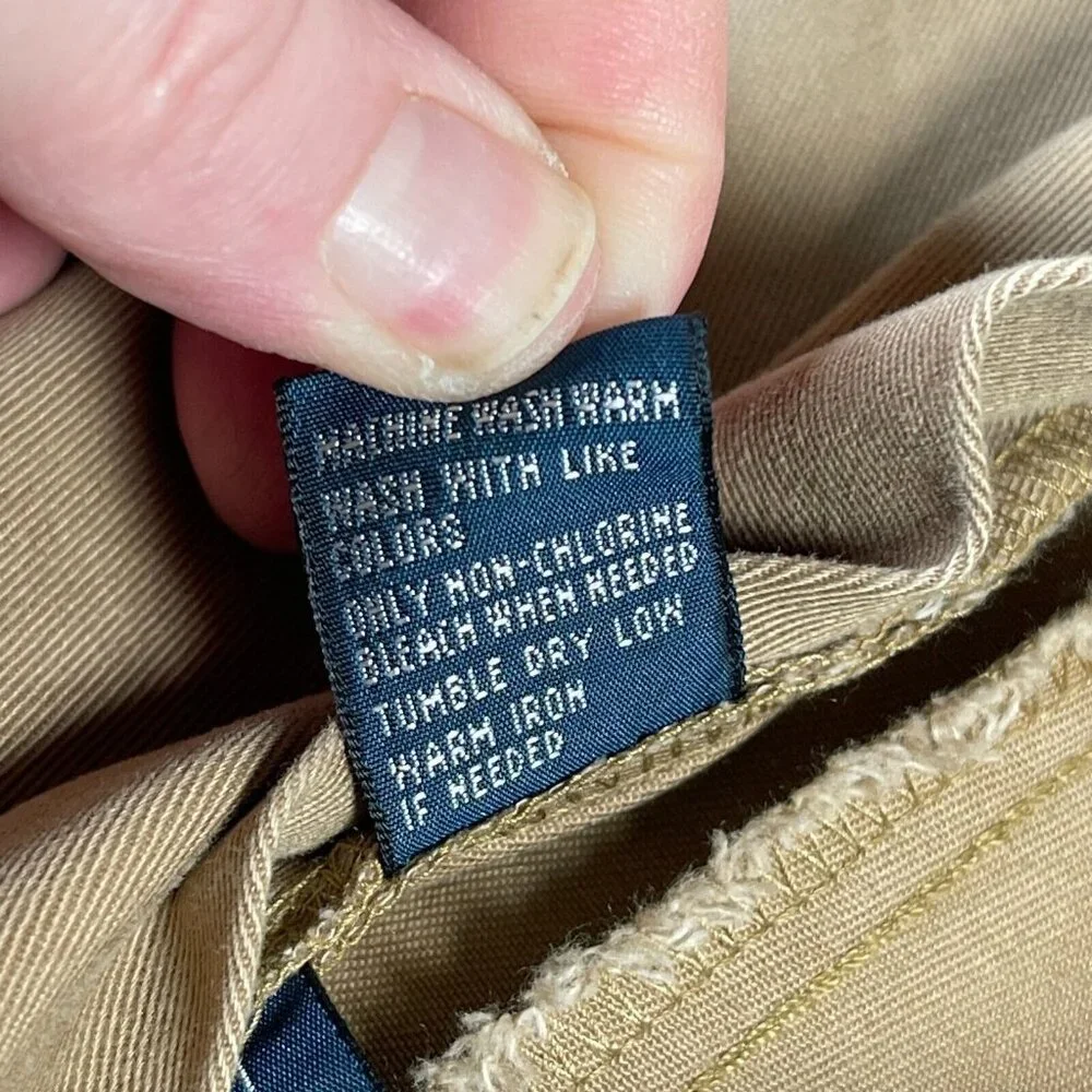 Polo Ralph Lauren Shorts Mens 50B Big‎ Khaki Tyler Chino Classic Pleated 3